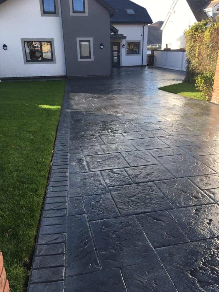 imprinted concrete driveways in rotherham